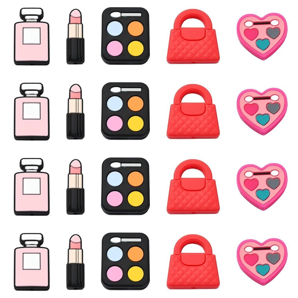 8507 20 Pcs 5 Styles Cosmetics Silicone Focal Beads Lipstick Beads Articles
